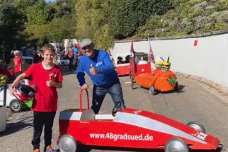 Seifenkistenrennen in Freiburg